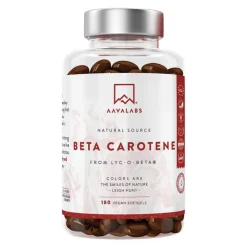 Aavalabs Beta Carotin Vitamin A vegan Weichkapseln, 180 St