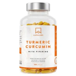 Aavalabs Curcumin + Piperin vegan Kapseln, 180 St