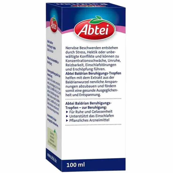 Abtei Baldrian Beruhigungs-Tropfen, 100 ml
