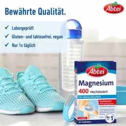 Abtei Magnesium 400 hochdosiert Tabletten, 30 St
