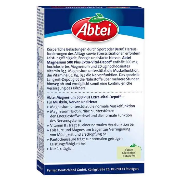 Abtei Magnesium 500 Plus Tabletten, 42 St