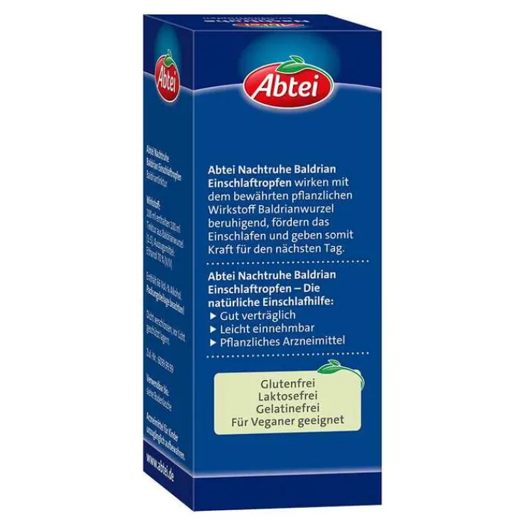 Abtei Nachtruhe Baldrian Einschlaftropfen, 50 ml