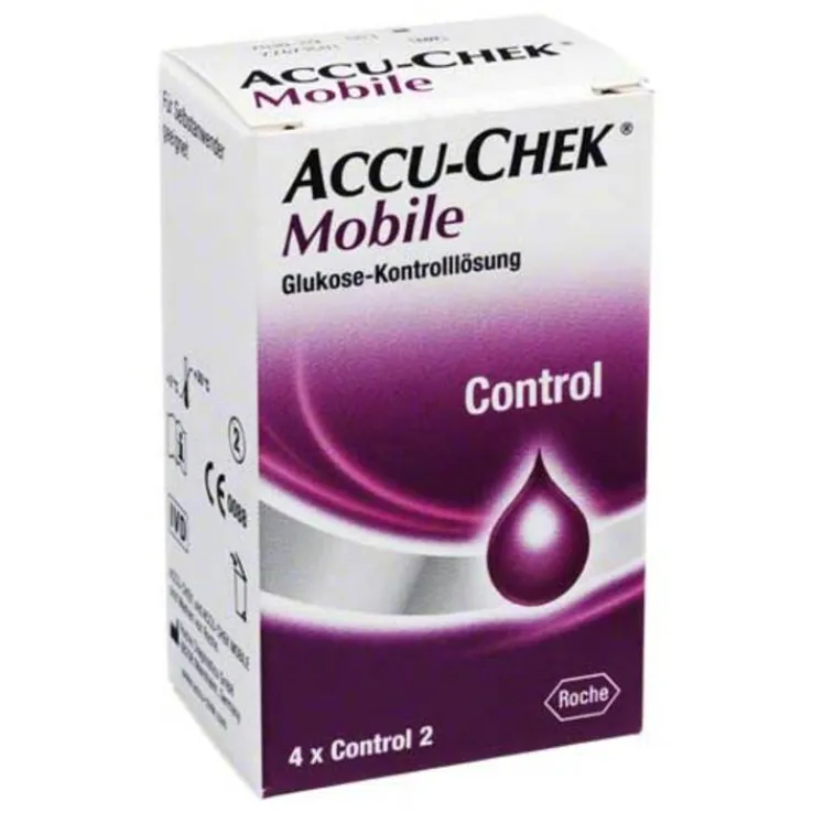 Accu Chek Mobile Kontroll Lösung 4 Einmalapplikat., 1X4 St