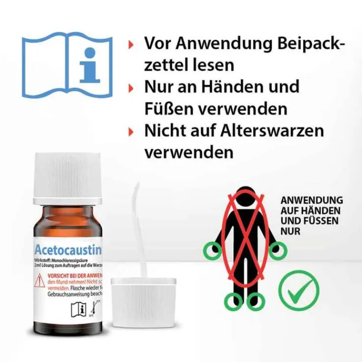 Acetocaustin® Lösung Warzenmittel, 2 ml
