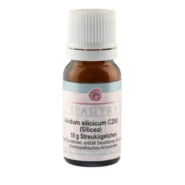 Acidum silicicum Silicea C 200 Globuli, 10 g