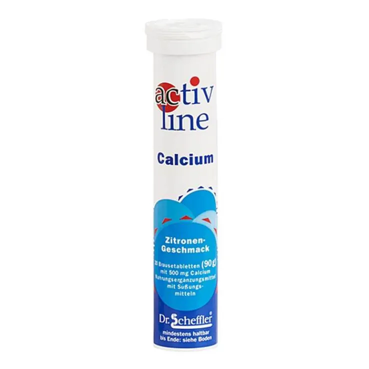 Activline Calcium Zitrone Brausetabletten, 20 St