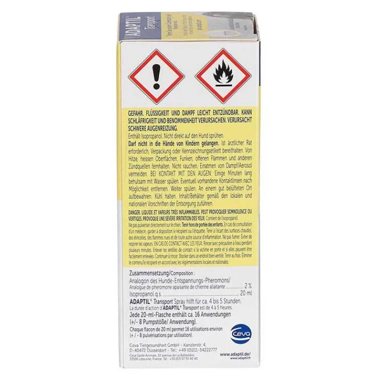 Adaptil Transport Spray für Hunde, 20 ml
