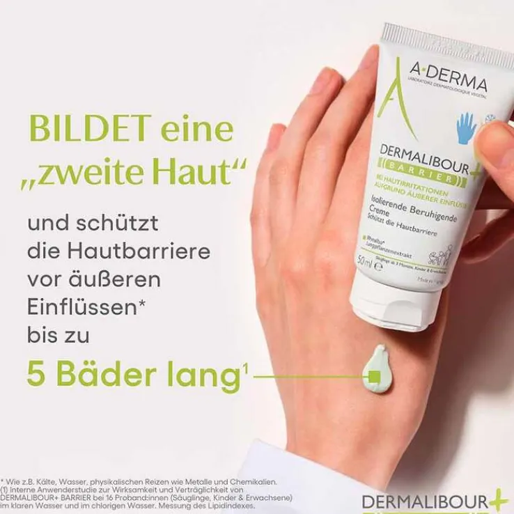 A-Derma Dermalibour + Barrier isolierende Creme, 50 ml