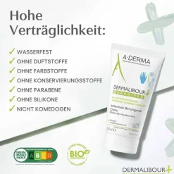 A-Derma Dermalibour + Barrier isolierende Creme, 50 ml