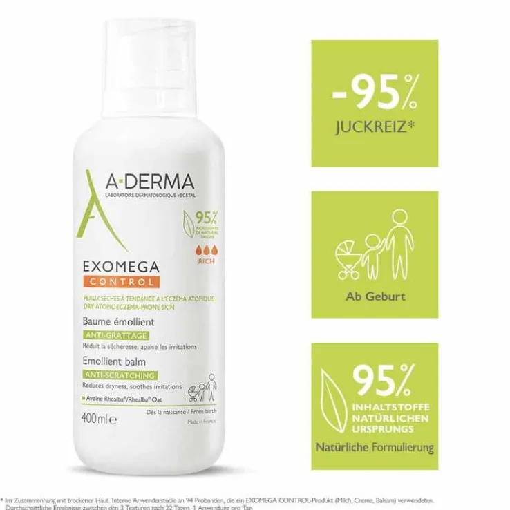 A-Derma Exomega Control Balsam + Spray Promo-Kit, 1 St