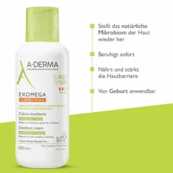 A-Derma Exomega Control Creme rückfettend, 400 ml