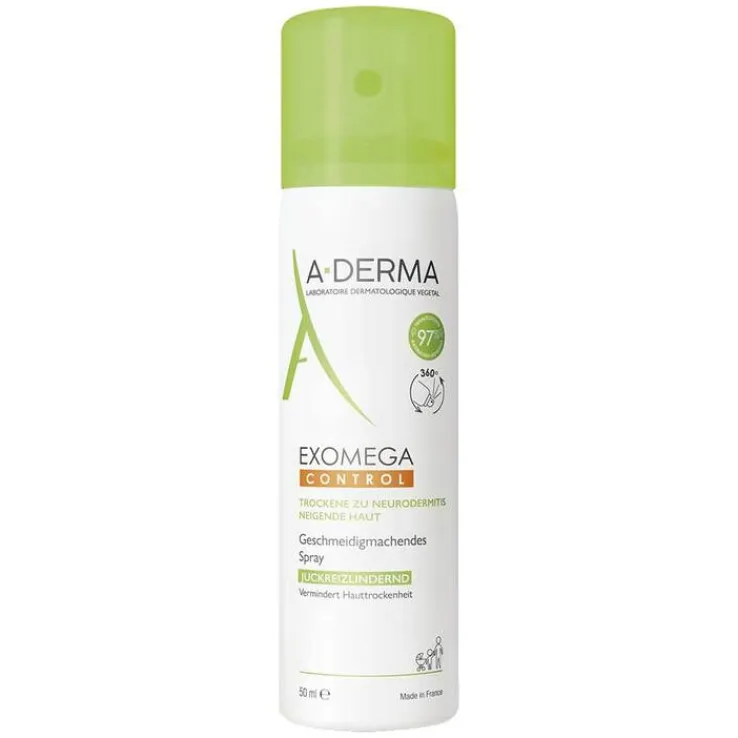 A-Derma Exomega Control Spray rückfettend, 50 ml