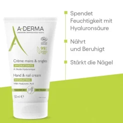 A-Derma Hand- und Nagelcreme, 50 ml