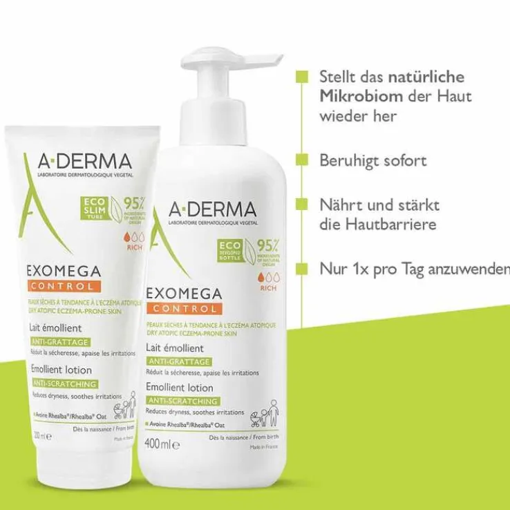 A-Derma Promo-Kit Exomega Milch + Spray, 1 St