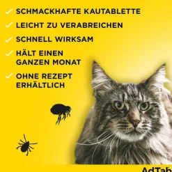 AdTab™ Kautabletten für Katzen 48 mg über 2 bis 8 kg, 3 St