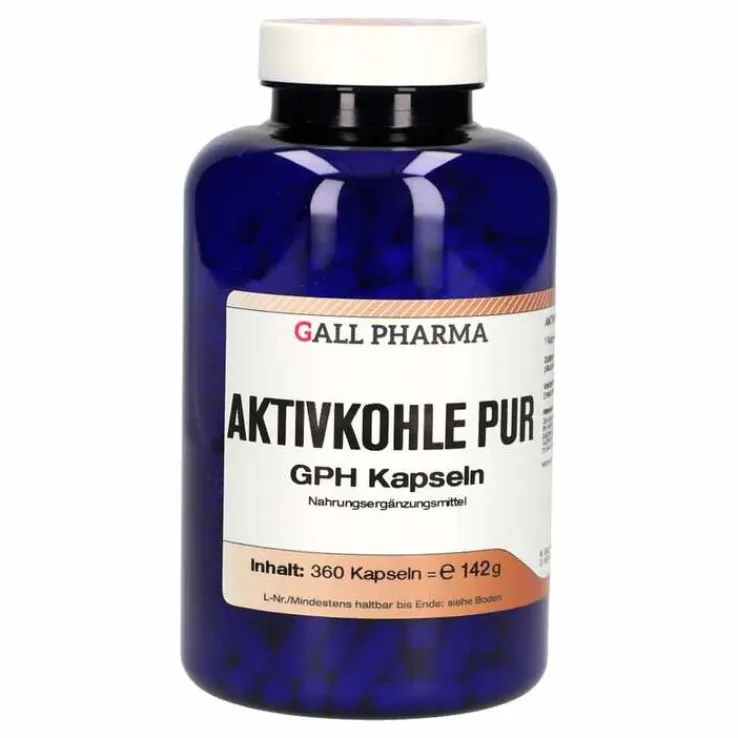 Aktivkohle Kapseln Pur GPH, 360 St