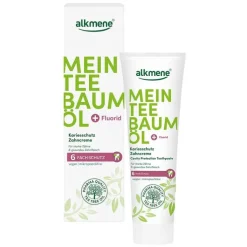 Alkmene Mein Teebaumöl Kariesschutz Zahncreme, 100 ml
