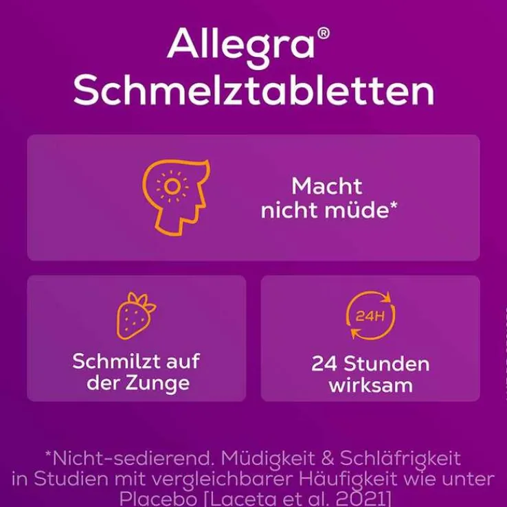 Allegra Allergietabletten Kinder 10 mg Schmelztabletten, 20 St