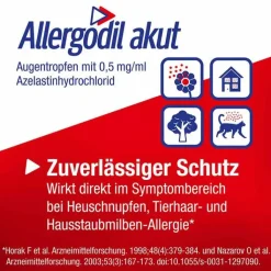 Allergodil akut Augentropfen mit Azelastin, 6 ml