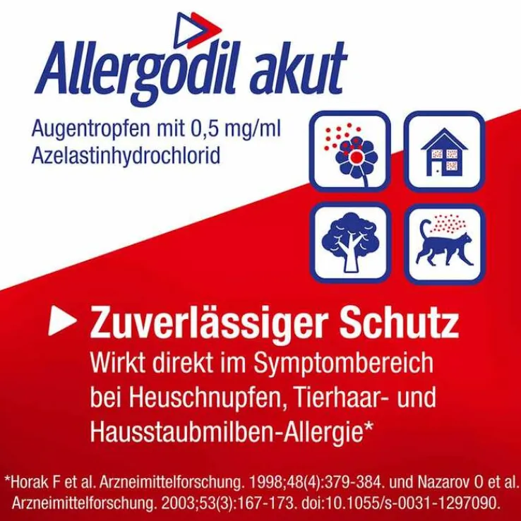 Allergodil akut Augentropfen mit Azelastin, 6 ml