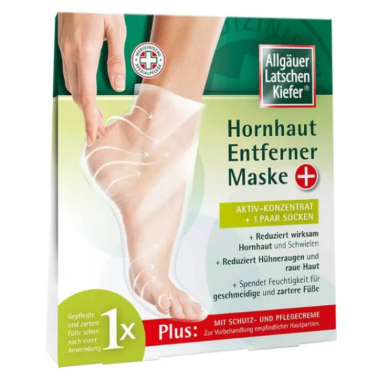 Allgäuer Latschenkiefer Hornhaut Entferner Maske plus, 1 P