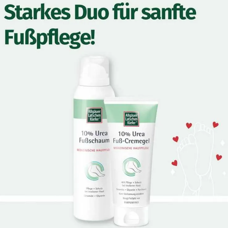 Allgäuer Latschenkiefer 10% Urea Fußschaum, 150 ml