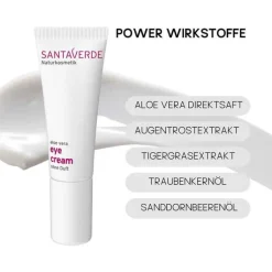 Aloe Vera Augencreme ohne Duft, 10 ml