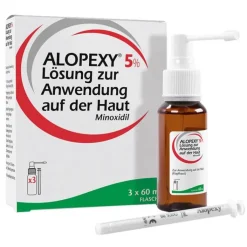 Alopexy 5% Lösung, 3X60 ml