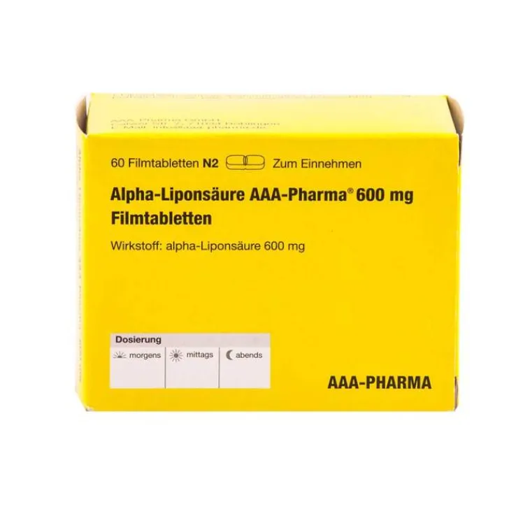 Alpha Liponsäure AAA Pharma 600 mg Filmtabletten, 60 St