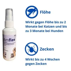 Amflee Spray für Katzen und Hunde, 100 ml