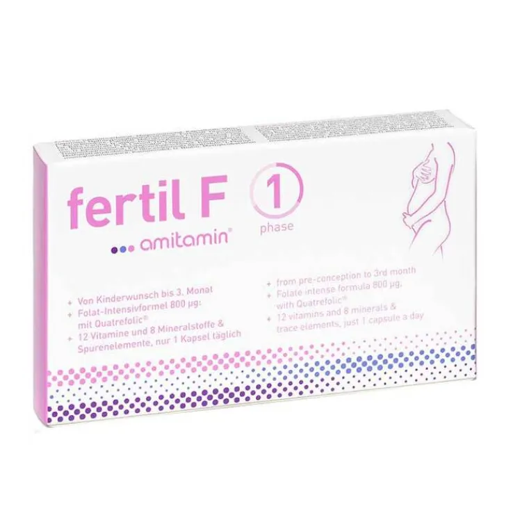 Amitamin fertil F phase 1 Kapseln, 30 St
