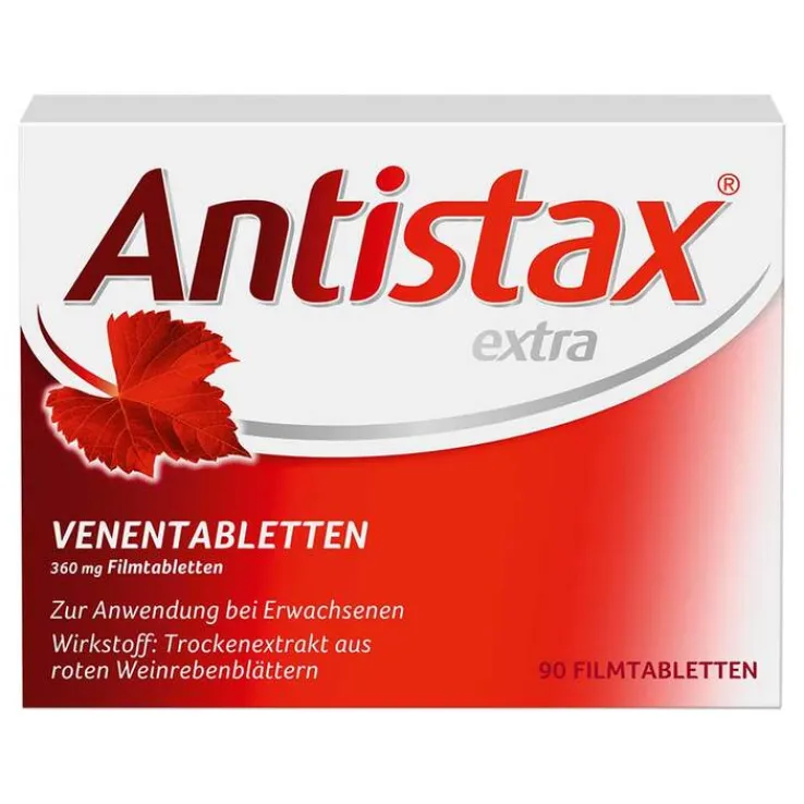 Antistax® extra Venentabletten bei Krampfadern, 90 St