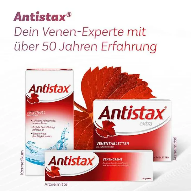Antistax® extra Venentabletten bei Krampfadern, 180 St
