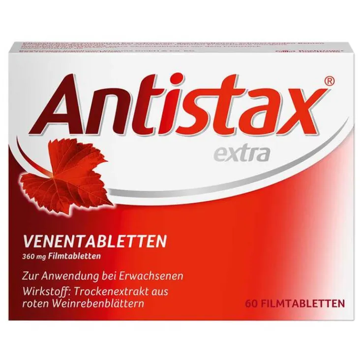 Antistax® extra Venentabletten bei Krampfadern, 60 St
