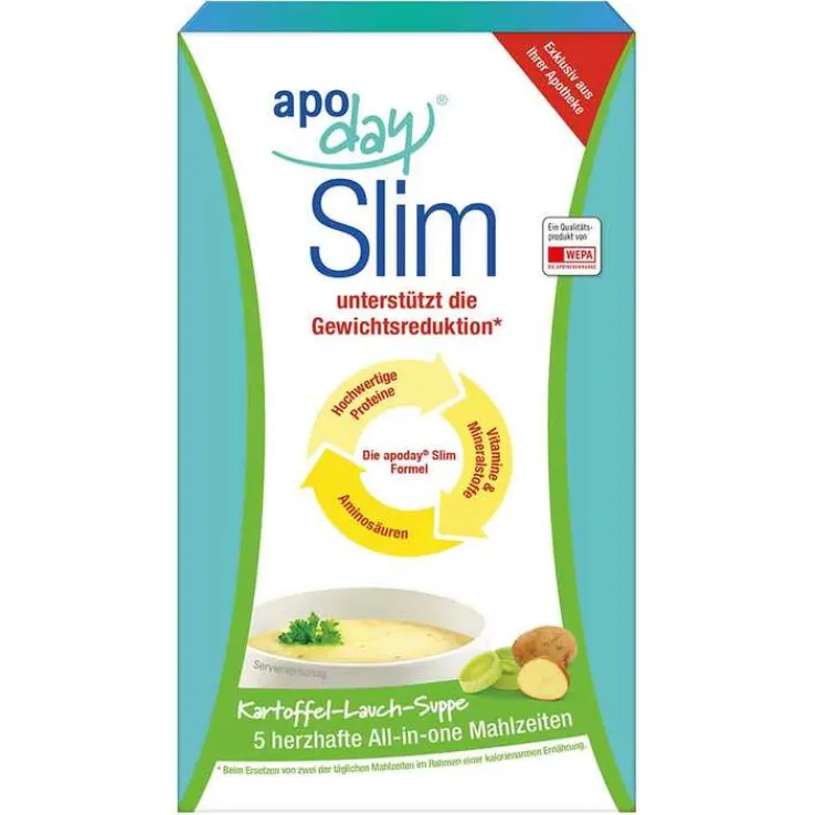 Apoday Kartoffel-Lauch Slim Pulver, 5X60 g