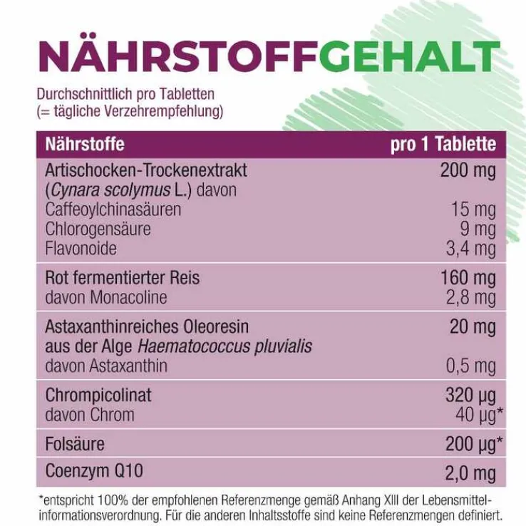 Armolipid Extra Tabletten mit Artischocke, 30 St