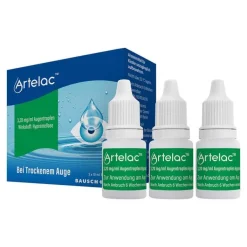 Artelac® Augentropfen, Tränenersatzmittel, 3X10 ml