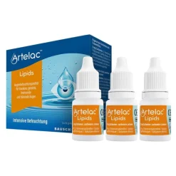 Artelac® Lipids Augengeltropfen für stark tränende Augen, 3X10 g