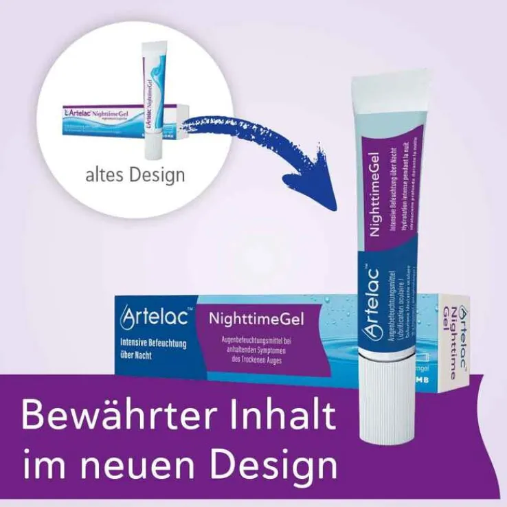 Artelac® Nighttime Gel Augengel, 3X10 g