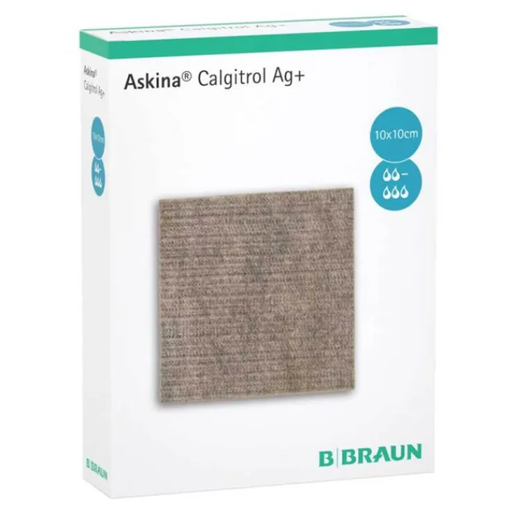 Askina Calgitrol Ag + 10x10 cm, 10 St