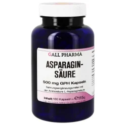 Asparaginsäure 500 mg GPH Kapseln, 180 St