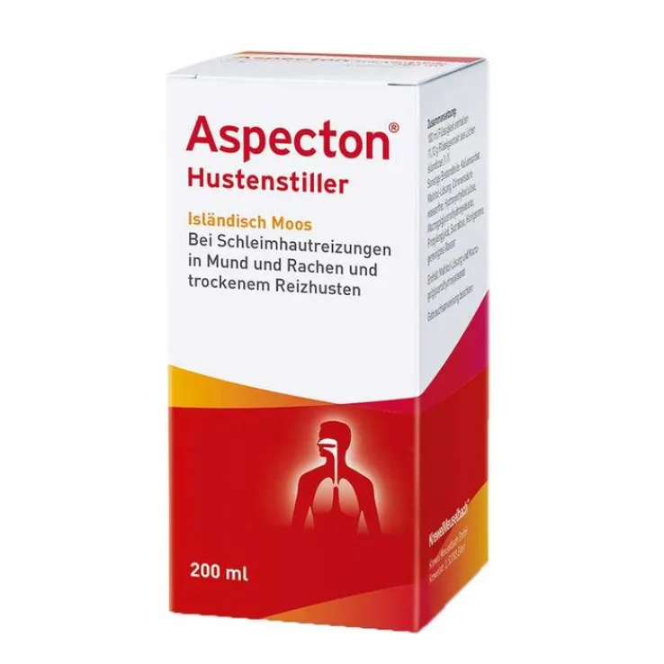 Aspecton Hustenstiller Isländisch Moos Saft, 200 ml