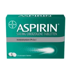 Aspirin 500 mg überzogene Tabletten, 20 St