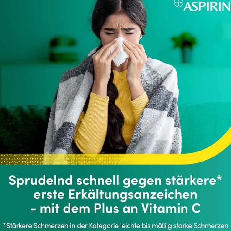 Aspirin plus C forte 800 mg / 480 mg Brausetabletten, 10 St