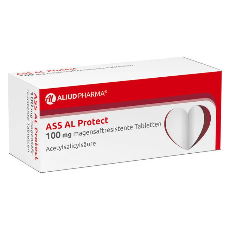 ASS AL Protect 100 mg magensaftresistente Tabletten, 50 St