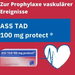 ASS TAD 100 mg protect magensaftresistent Filmtabletten, 100 St