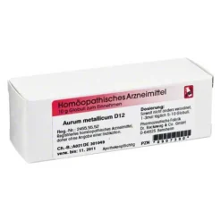 Aurum metallicum D 12 Globuli, 10 g
