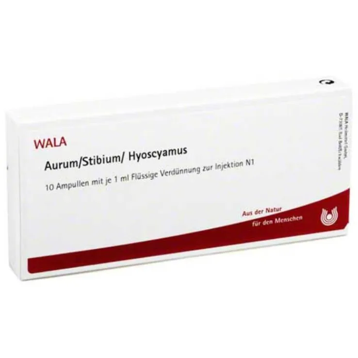 Aurum / Stibium / Hyoscyamus Ampullen, 10X1 ml