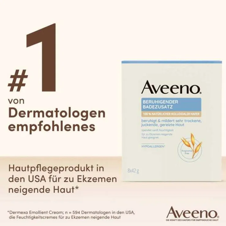 Aveeno Beruhigender Badezusatz, 8X42 g