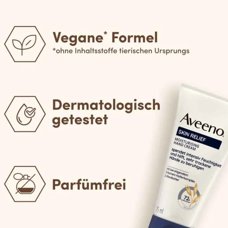 Aveeno Skin Relief Handcreme, 75 ml